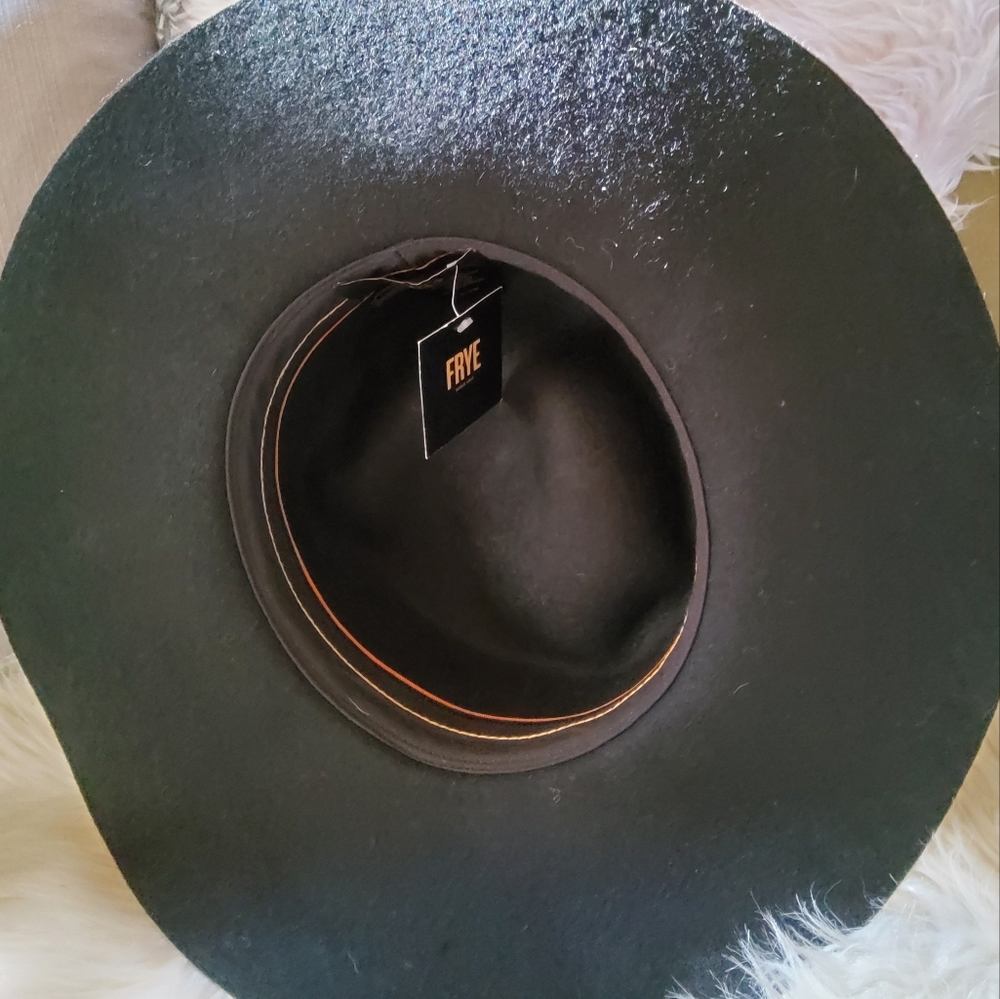 **UpDated Photos!**FRYE Wide Brim Wool Boater - Picture 9 of 16